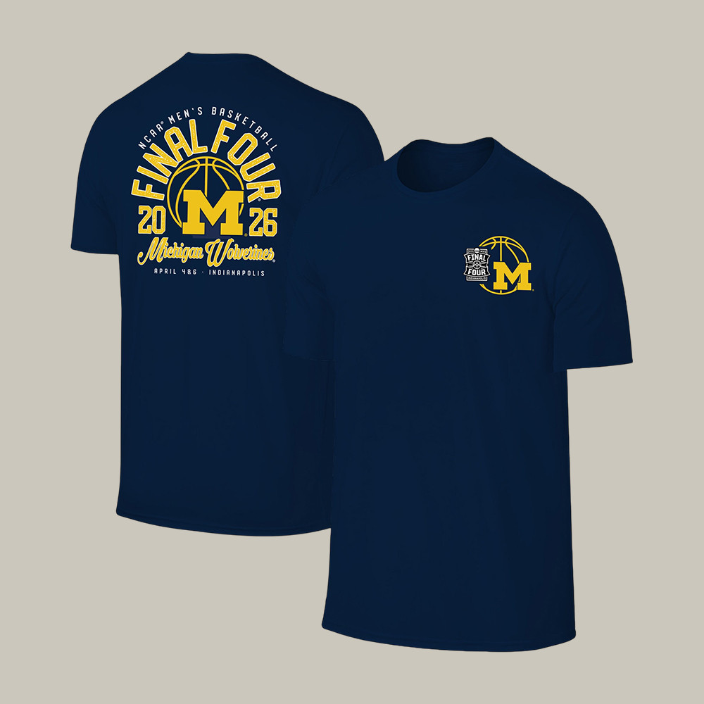Michigan Wolverines NCAA Men's Basketball T-Shirt March Madness Final Four Shirt Dad Gift