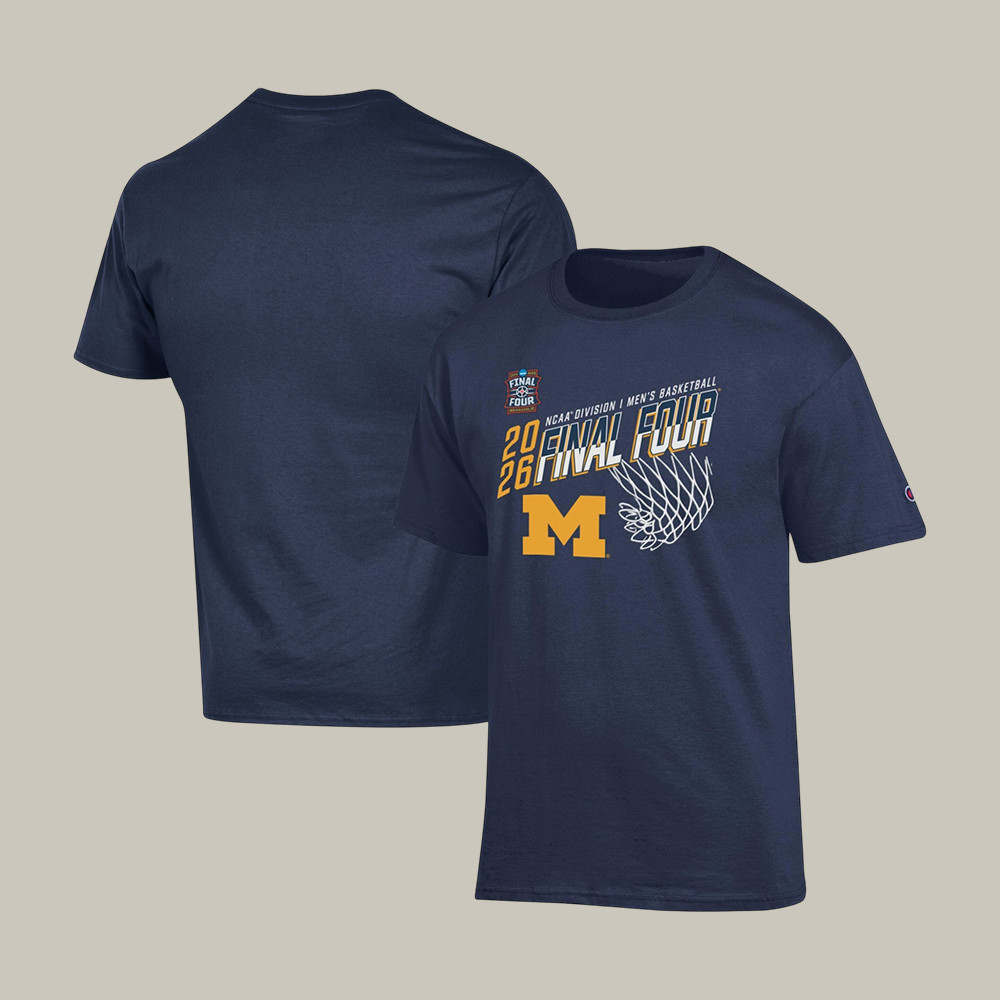 Michigan Wolverines NCAA Men's Basketball T-Shirt March Madness Final Four Tee
