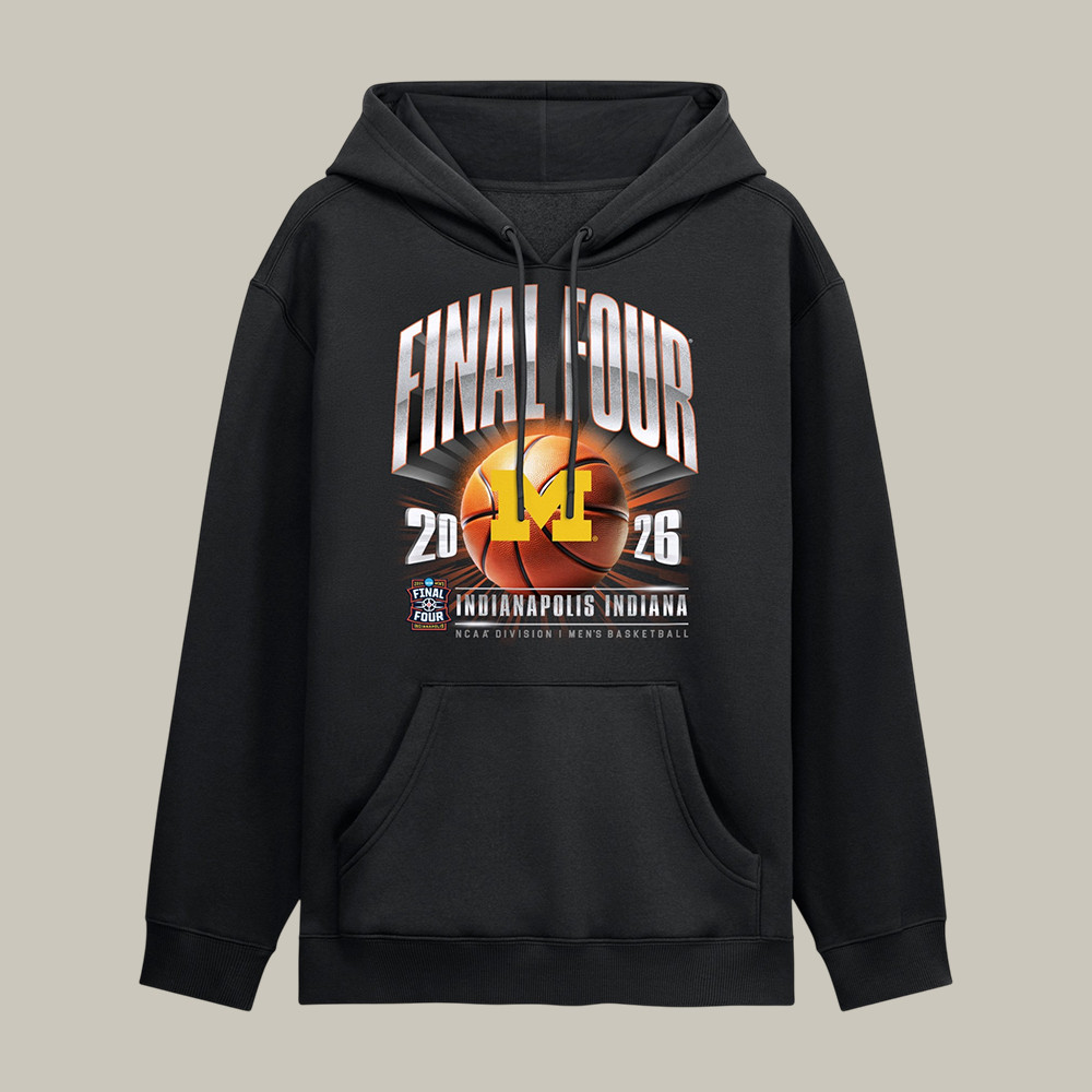 Michigan Wolverines NCAA Men's Basketball Tournament Hoodie March Madness Final Four Apparel