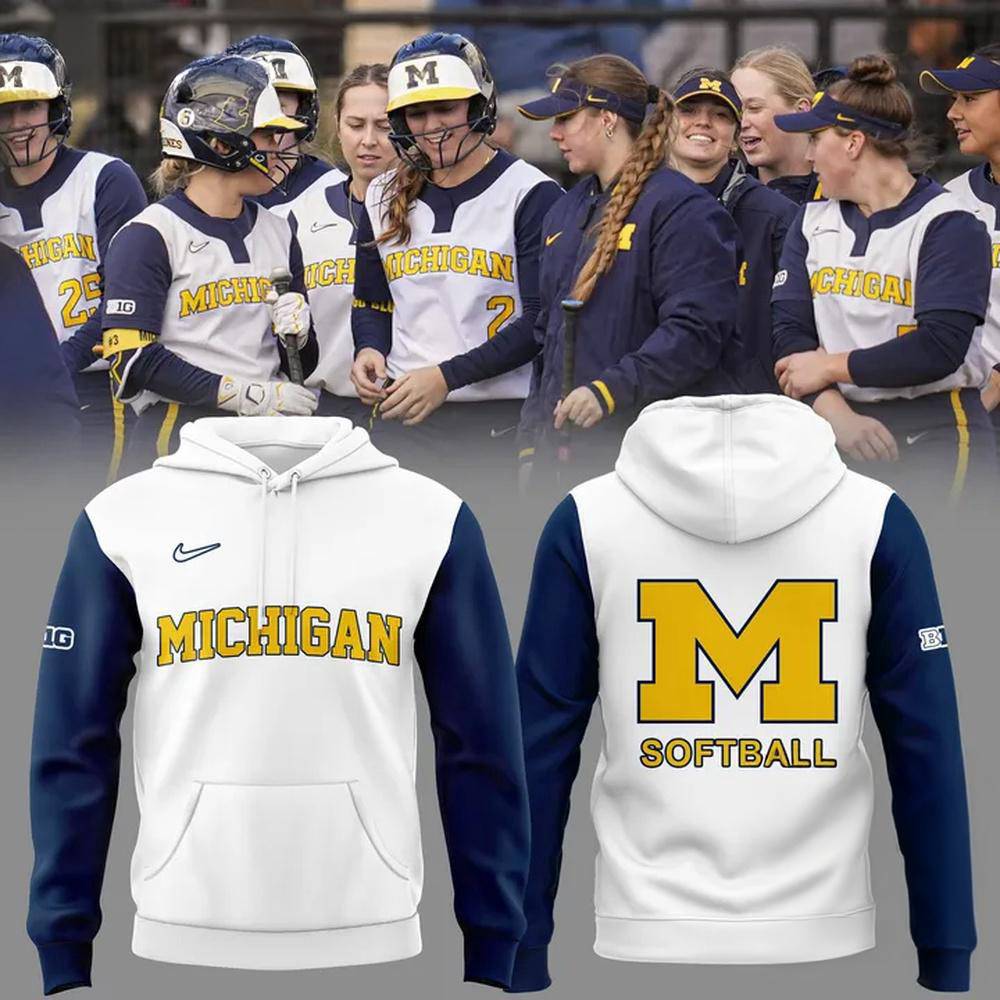 Michigan Wolverines Softball Special Edition 2025 Hoodie Best Gifts For Softball Fan