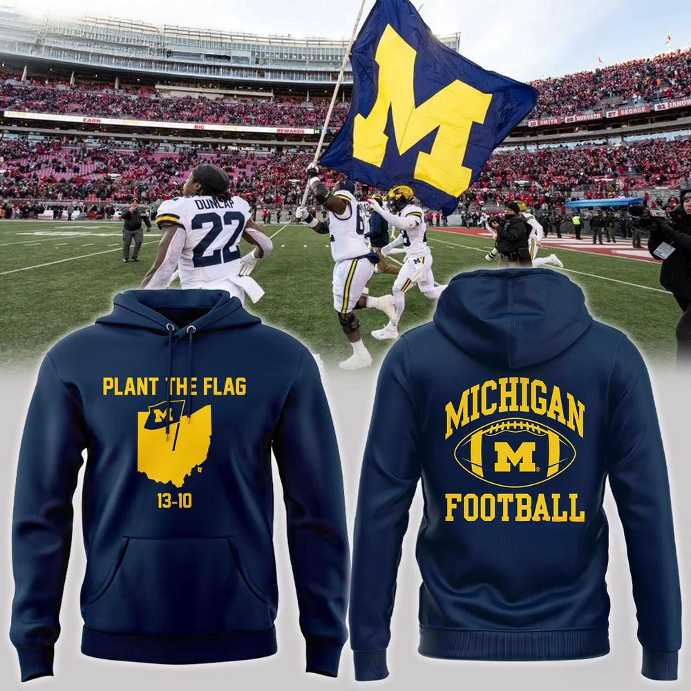 Michigan Wolverines Special Plant The Flag Hoodie Gifts For Michigan Football Fan
