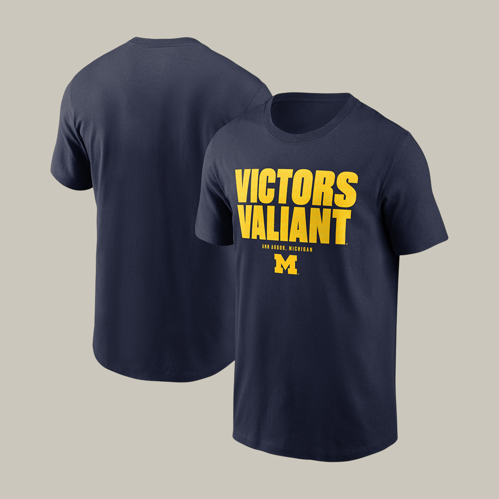 Michigan Wolverines Victors Valiant T-Shirt March Madness Final Four Shirt Gift For Him