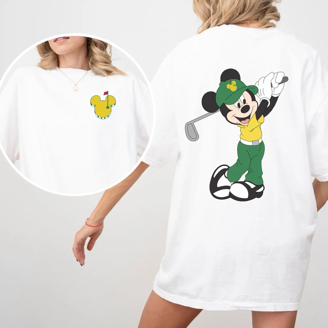 Mickey Golf 2026 Masters Augusta T-Shirt Disney Inspired Golf Tee Gift For Wife