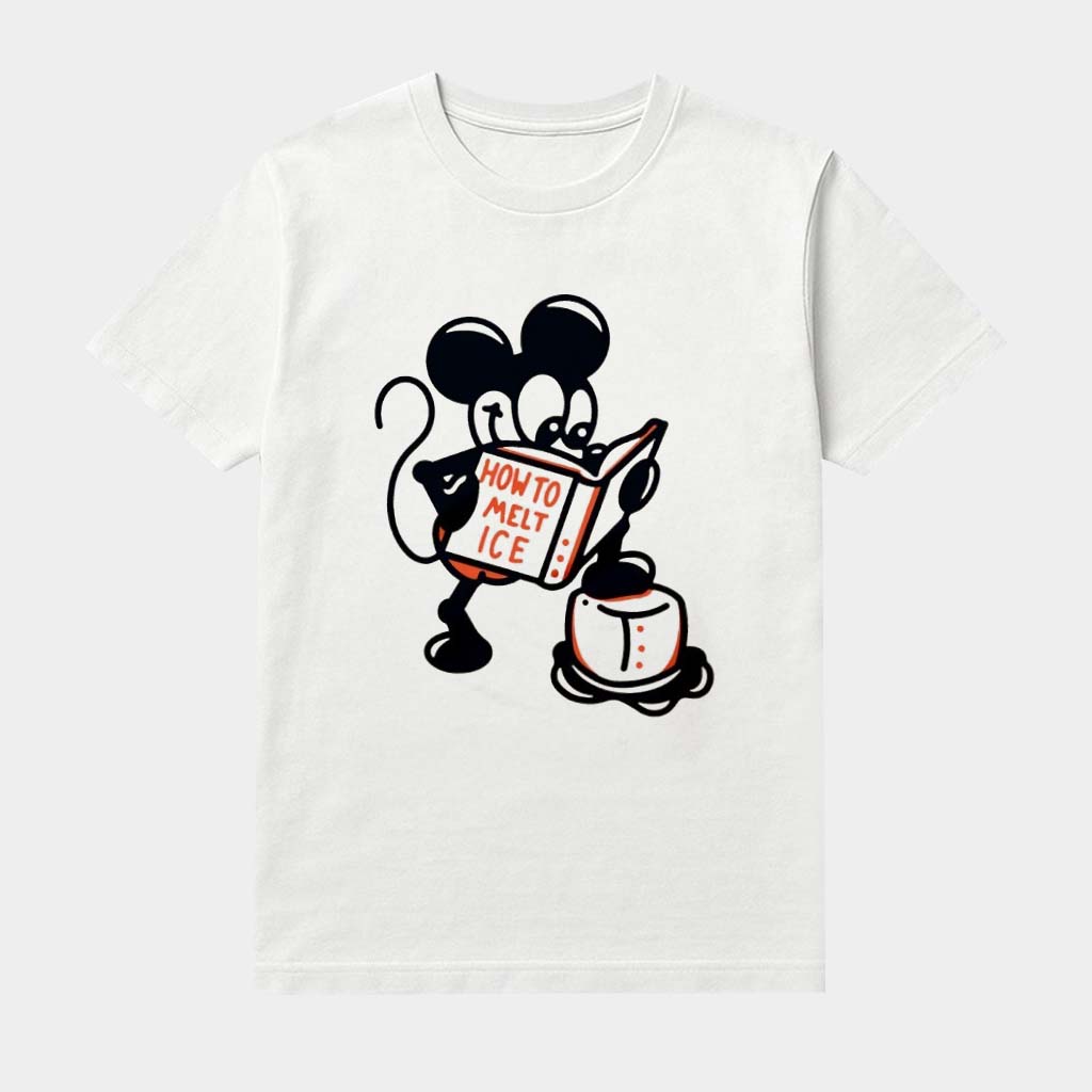 Mickey Mouse How To Melt ICE Cartoon Shirt ICE Shooting Apparel Gifts For Patriots