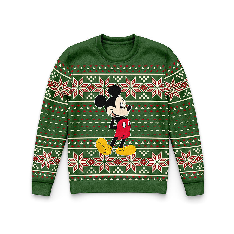 Mickey Mouse Ugly Christmas Sweater Xmas Holiday Jumper Cute Christmas Gifts For Adults
