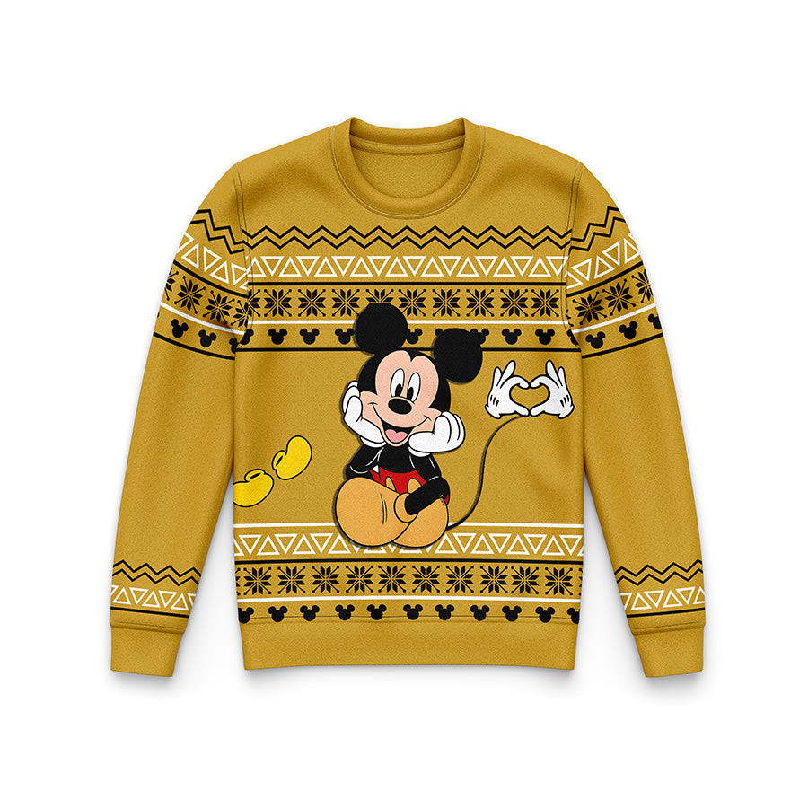 Mickey Mouse Ugly Christmas Sweater Xmas Holiday Jumper Cute Christmas Present Ideas 2025