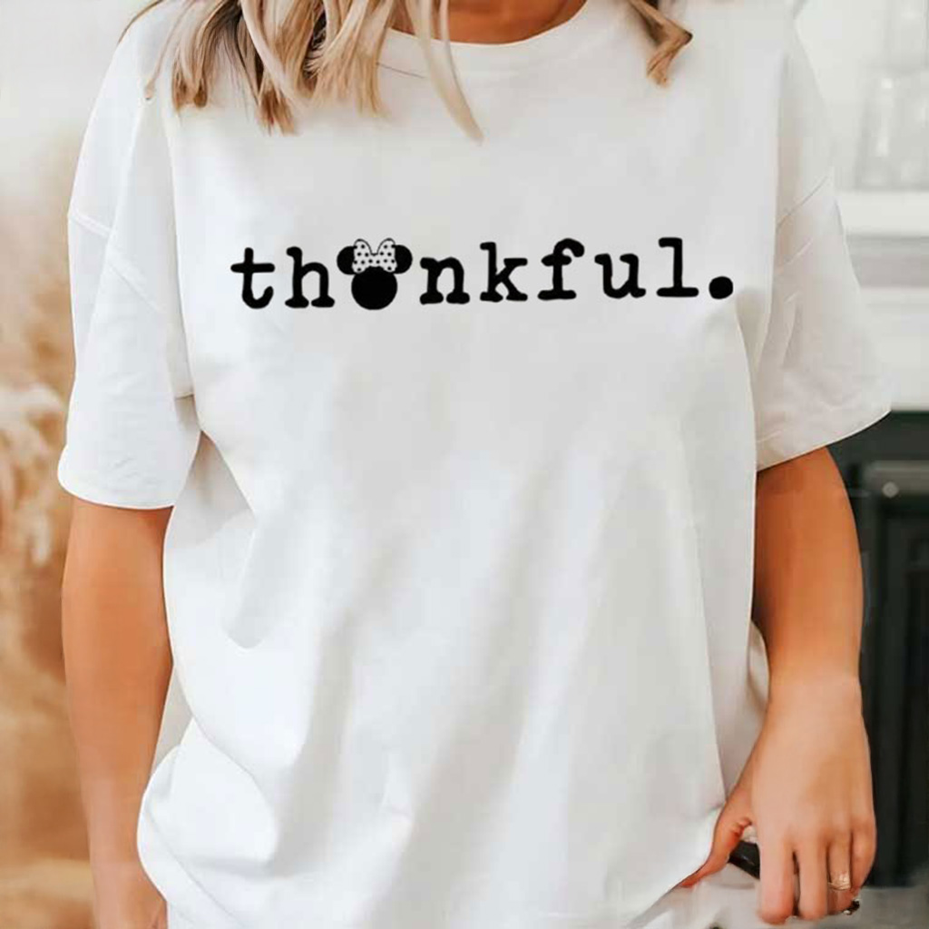 Mickey Thankful Thanksgiving T-Shirt Gift Ideas For Friends Mickey Thankful Thanksgiving T-Shirt Gift Ideas For Friends