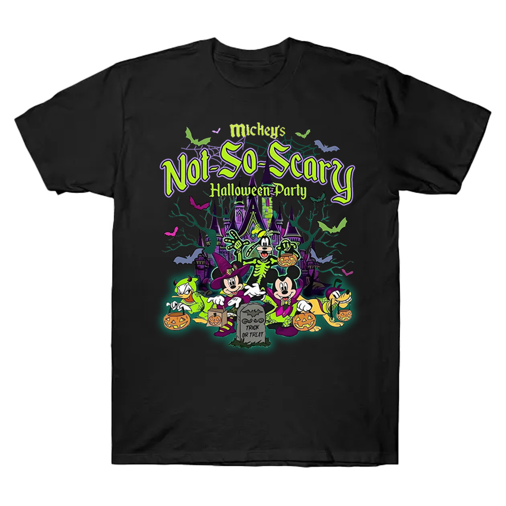 Mickey's Not So Scary Halloween Party 2024 Shirt Halloween Gifts For Mickey Lovers