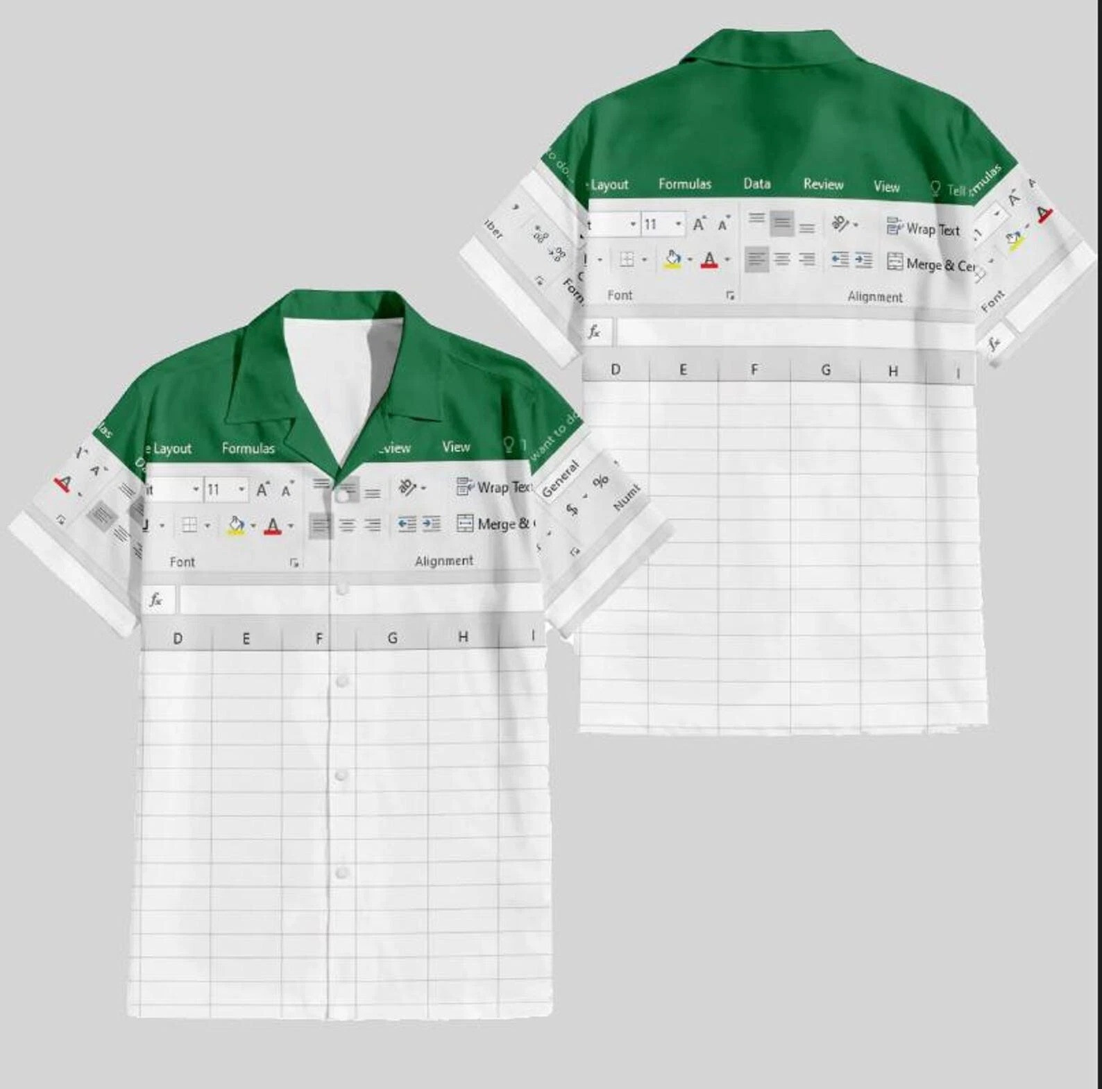 Microsoft Excel Hawaiian Shirt 2025 Funny Shirt Present For Husband