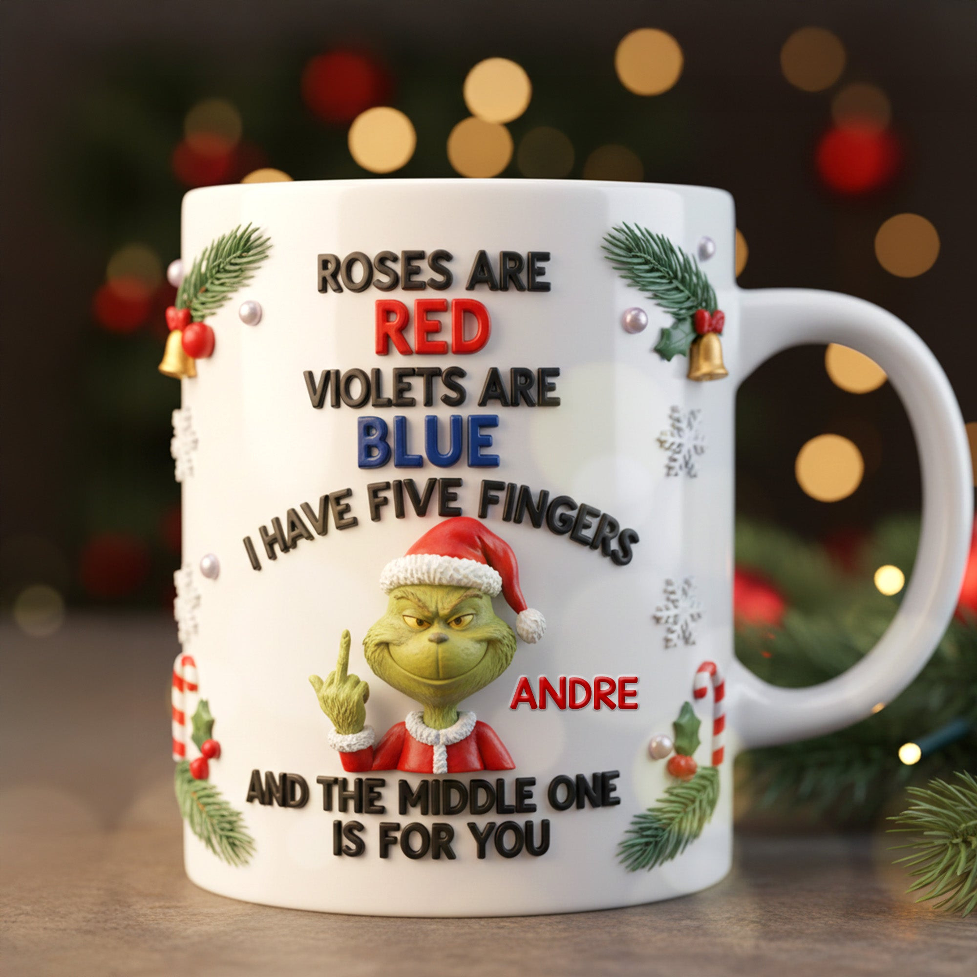 Middle One Just For You Coffee Mug - Personalized Gifts - Last Minute Funny Christmas Gifts Prime