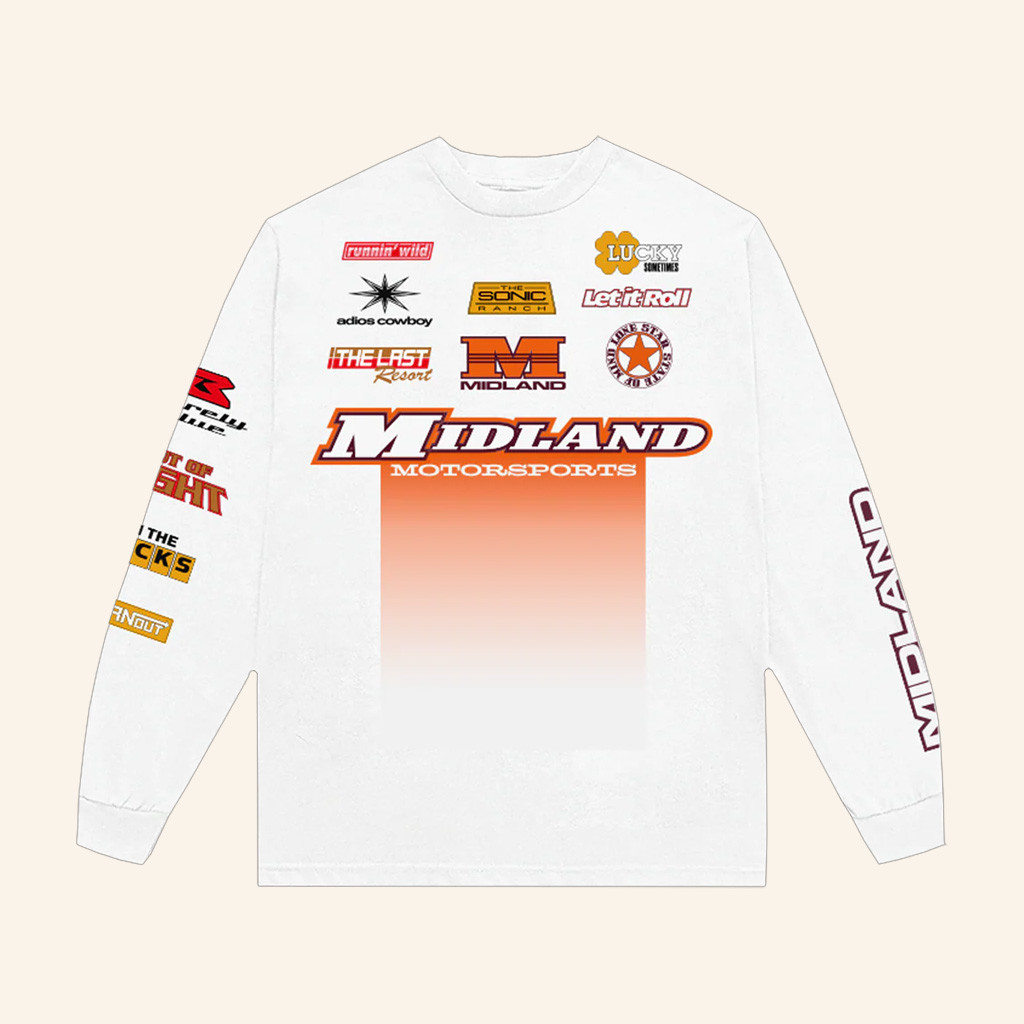 Midland Merch Midland Motorsports Logo Long Sleeve T-Shirt Christmas Present For Him Midland Merch Midland Motorsports Logo Long Sleeve T-Shirt Christmas Present For Him