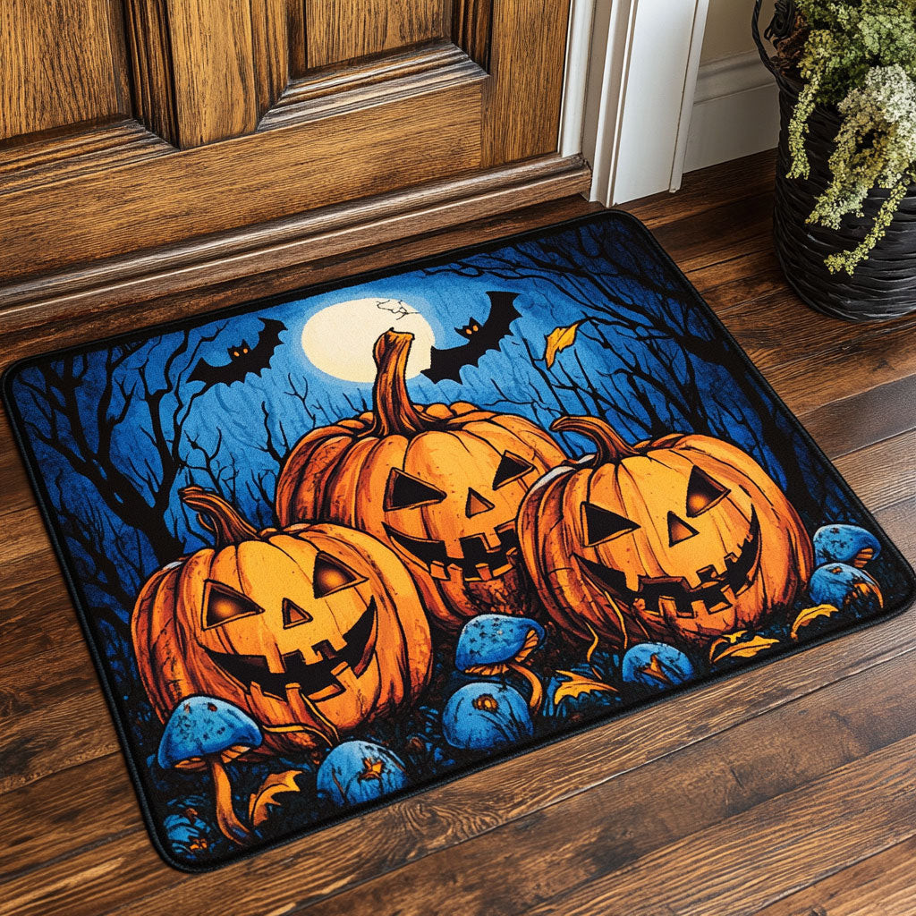 Midnight Harvest Doormat Best Decoration Gift For Friends and Family on Halloween Day
