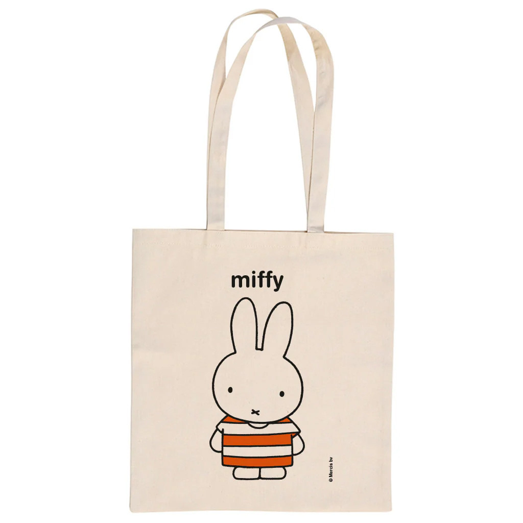 Miffy Merch Miffy Wearing Orange Striped Shirt Tote Bag Gifts For Daughter Miffy Merch Miffy Wearing Orange Striped Shirt Tote Bag Gifts For Daughter