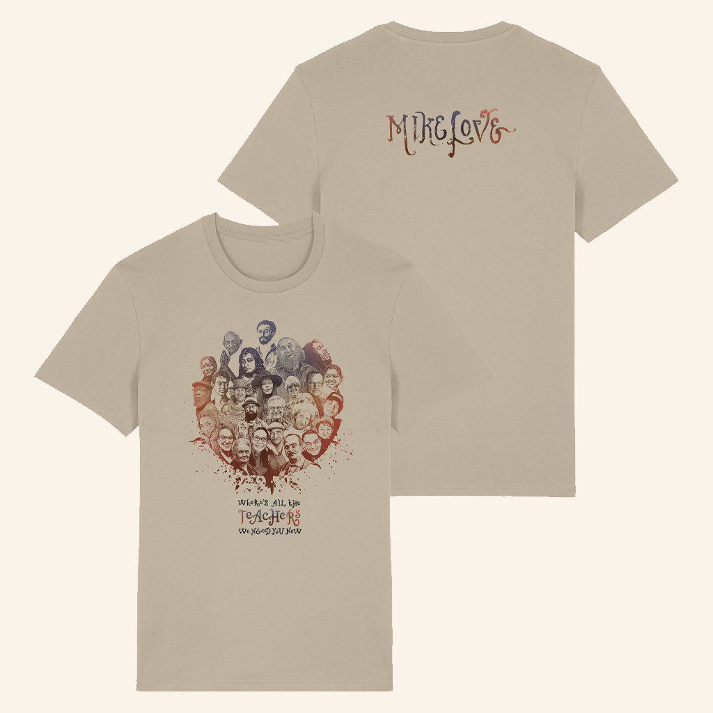 Mike Love Merch Teachers Collage T-Shirt Unique Gifts For Music Lovers