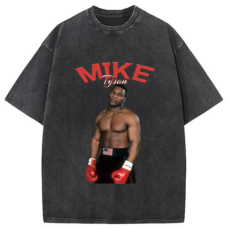 Mike Tyson Boxing Washed T-Shirt Retro Humor Outfit Idea Gifts For Brother Mike Tyson Boxing Washed T-Shirt Retro Humor Outfit Idea Gifts For Brother