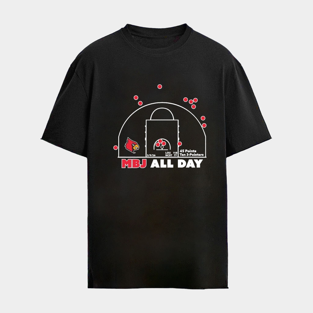 Mikel Brown Jr Louisville Cardinals Red Mikel Brown Jr ACC Freshman Scoring Record T-Shirt Him Gifts