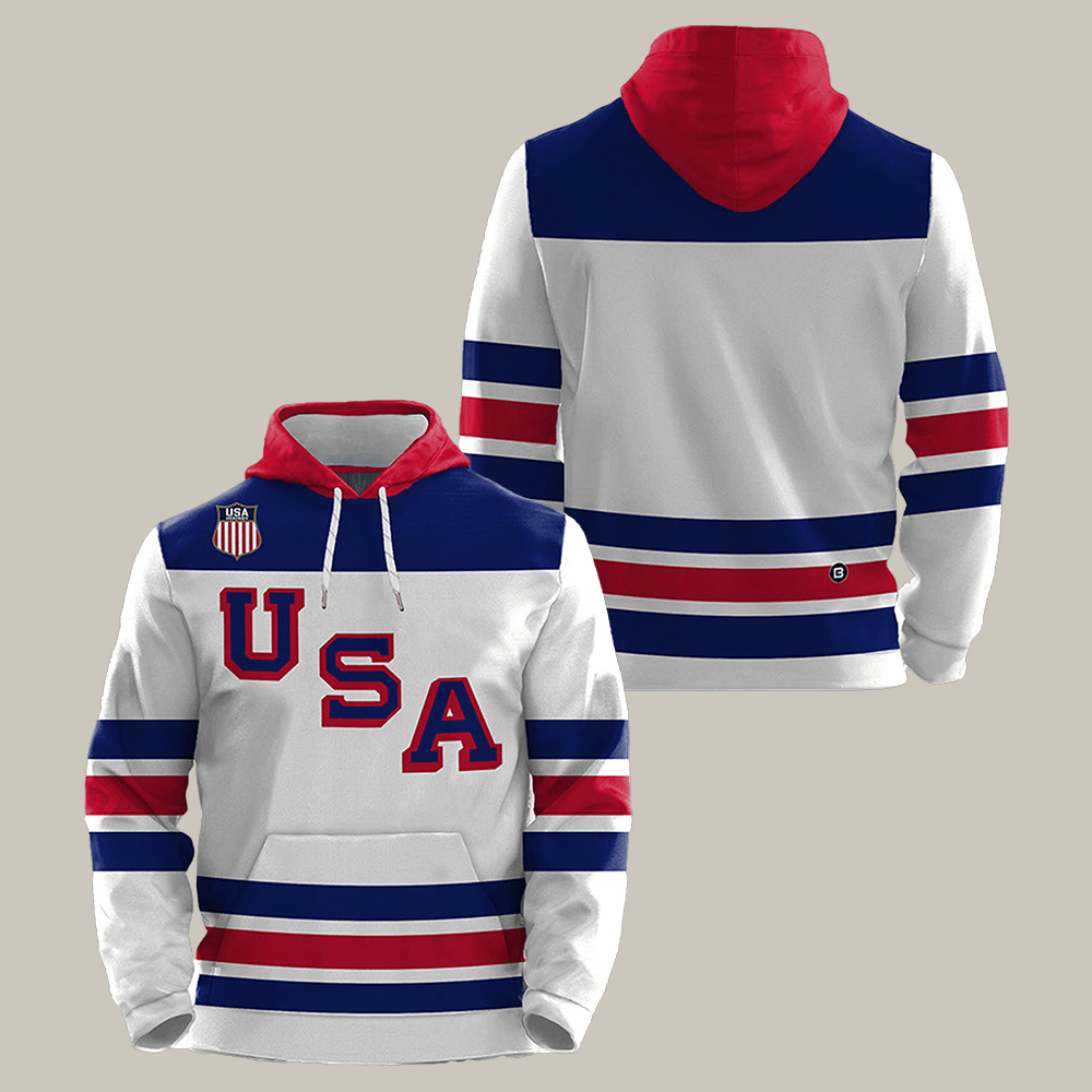 Milano Cortina 2026 Team Hockey USA Hoodie Winter Olympic 2026 Apparel Hockey Fan Gift