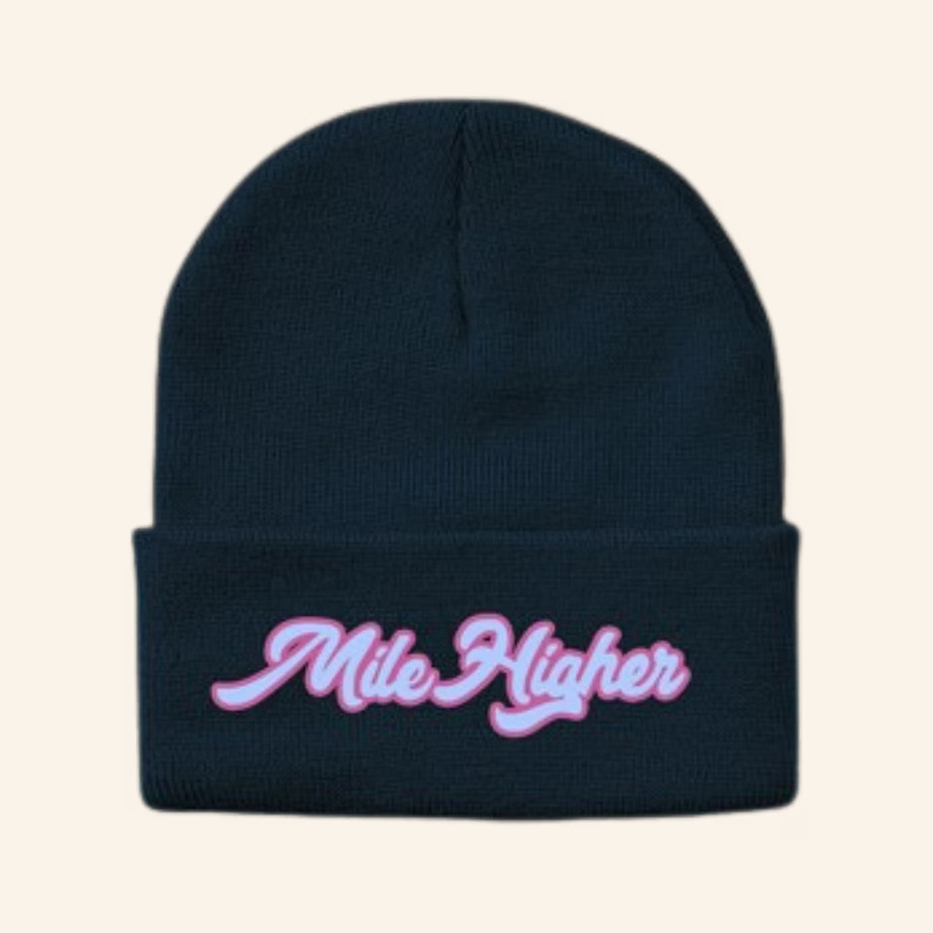 Mile Higher Merch Mile Higher Beanie Gifts For Best Friends Mile Higher Merch Mile Higher Beanie Gifts For Best Friends