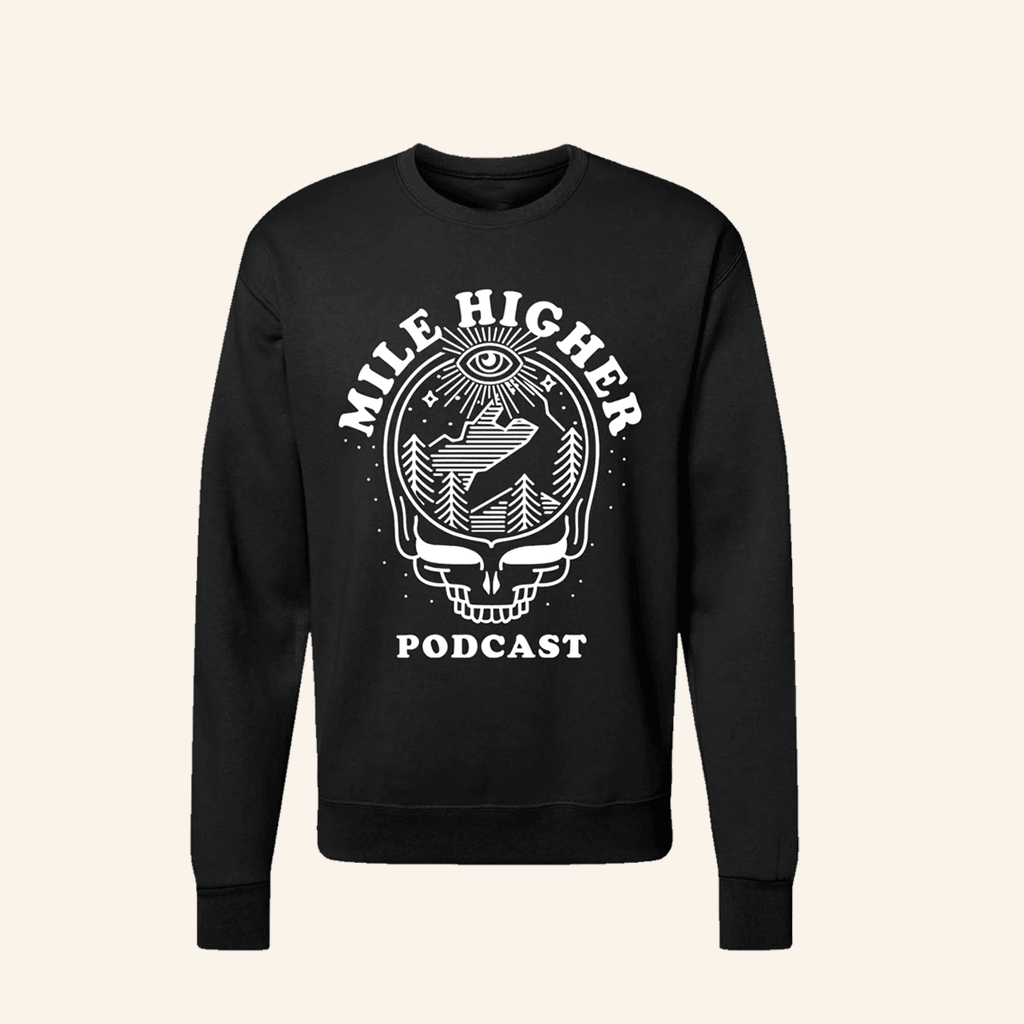 Mile Higher Merch Stealie Puff Print Crewneck Sweatshirt Gift Ideas For Husband Mile Higher Merch Stealie Puff Print Crewneck Sweatshirt Gift Ideas For Husband