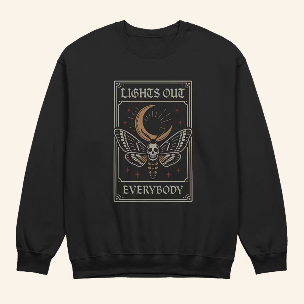 Mile Higher Merch Tarot Sweatshirt Lights Out Merch Xmas Gifts For Dad Mile Higher Merch Tarot Sweatshirt Lights Out Merch Xmas Gifts For Dad