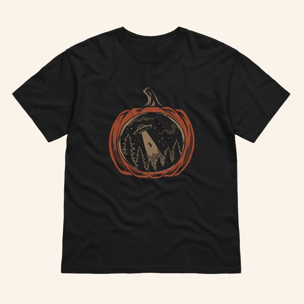 Mile Higher Merch UFO Pumpkin Carving T-Shirt Thanksgiving Gifts For Dad Mile Higher Merch UFO Pumpkin Carving T-Shirt Thanksgiving Gifts For Dad