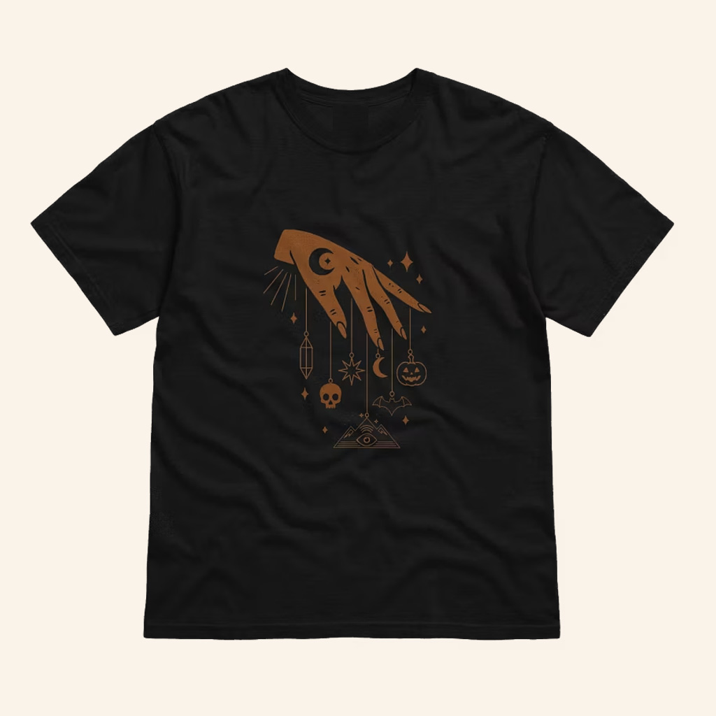 Mile Higher Merch Witch Hand T-Shirt Present For Husband Mile Higher Merch Witch Hand T-Shirt Present For Husband