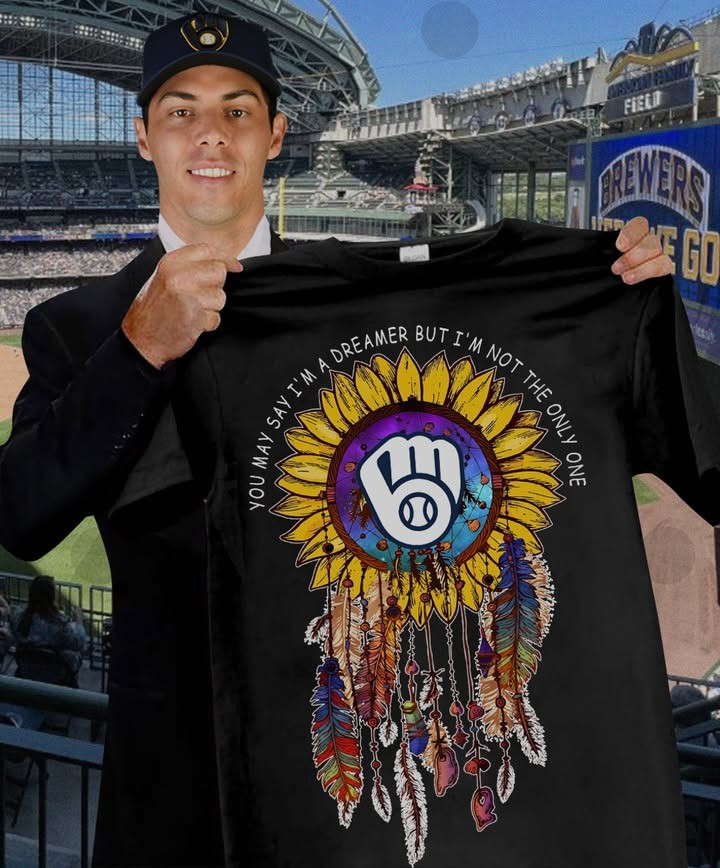 Milwaukee Brewers Native American Shirt You May Say I'm A Dreamer But I'm Not The Only One