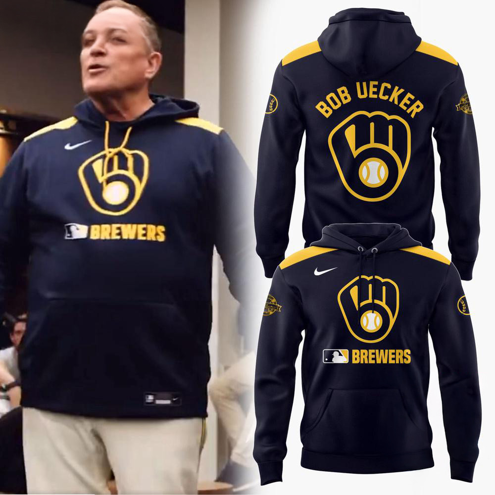 Milwaukee Brewers Pat Murphy's Remembrance Bob Uecker Hoodie Presents For Baseball Fan