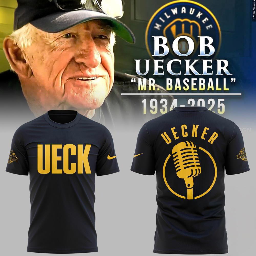 Milwaukee Brewers Remembering Bob Uecker Mr. Baseball Shirt Baseball Team Gift Ideas