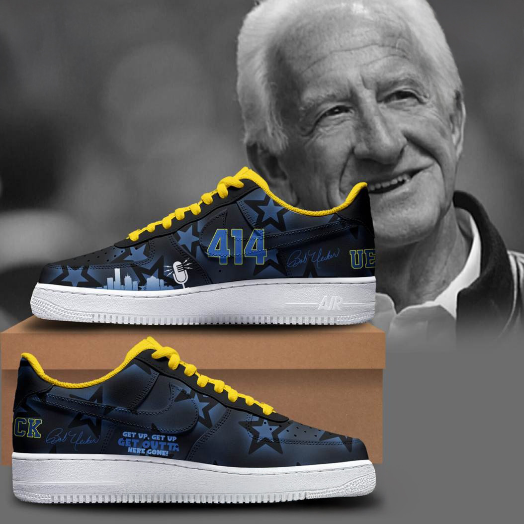 Milwaukee Brewers Remembrance Bob Uecker Air Force 1 Gifts For Dad