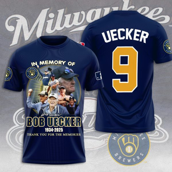Milwaukee Brewers x Bob Uecker Shirt Bob Uecker Thank You For All The Memories 1934 2025