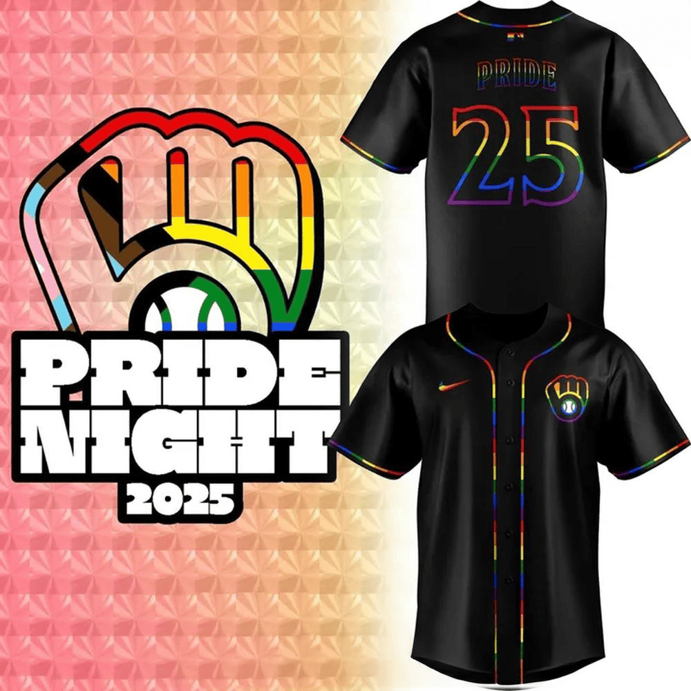 Milwaukee Brewers x Pride Month Night 2025 Baseball Jersey Gift For Fan Lover