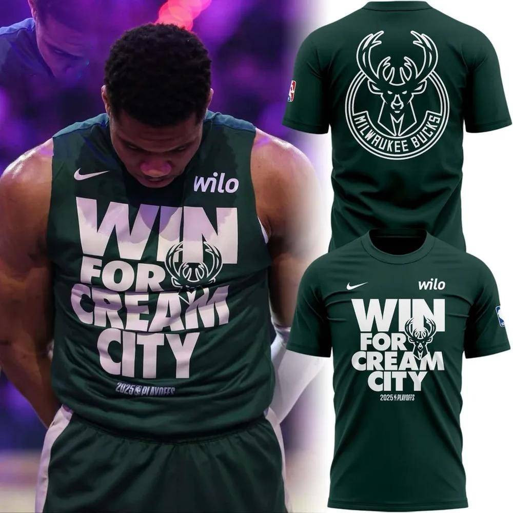 Milwaukee Bucks Win For Cream City Limited Edition Shirt Gifts For Baseball Lovers