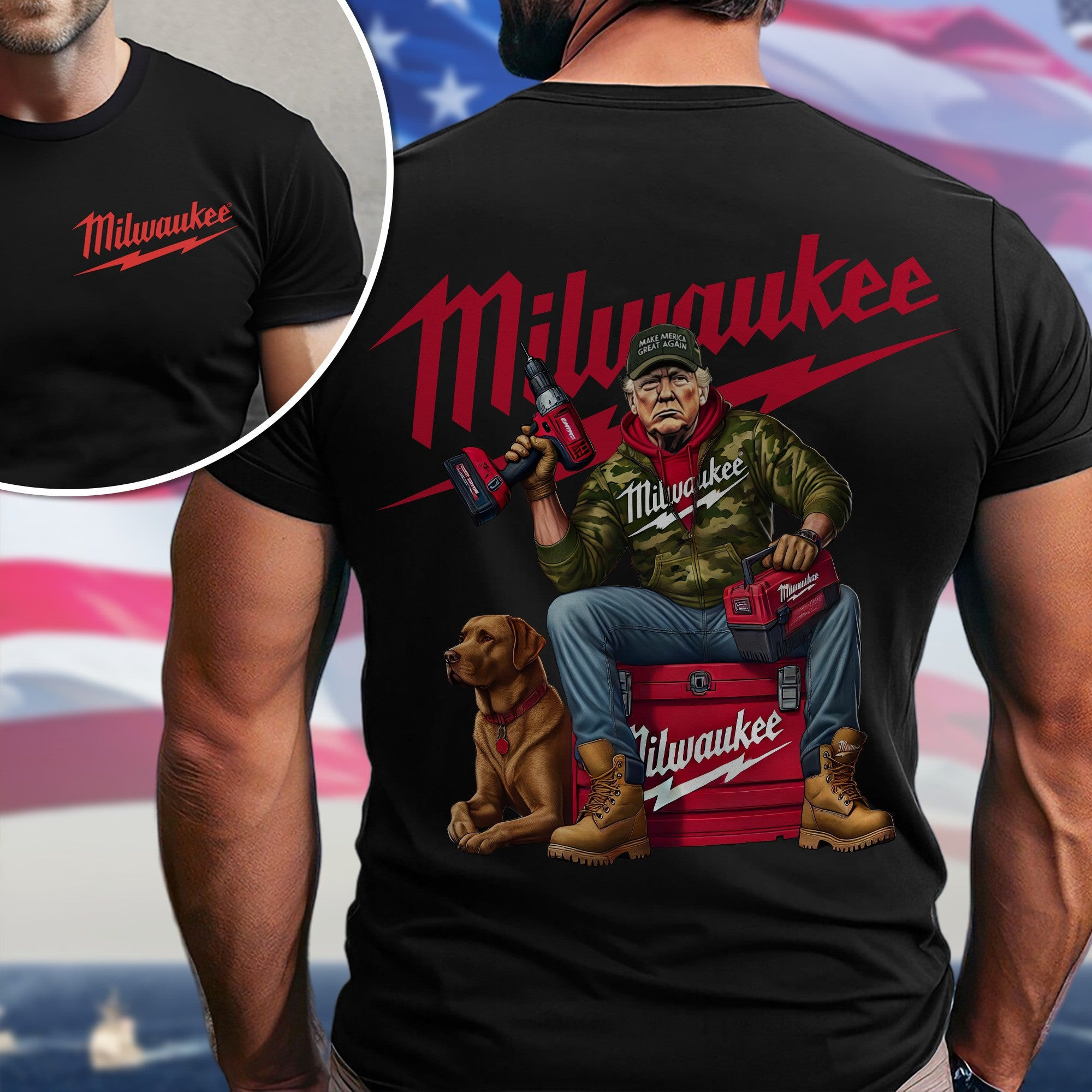 Milwaukee Trump 2025 Shirt Make America Great Again Donald Trump 45 47 T-Shirt Gifts