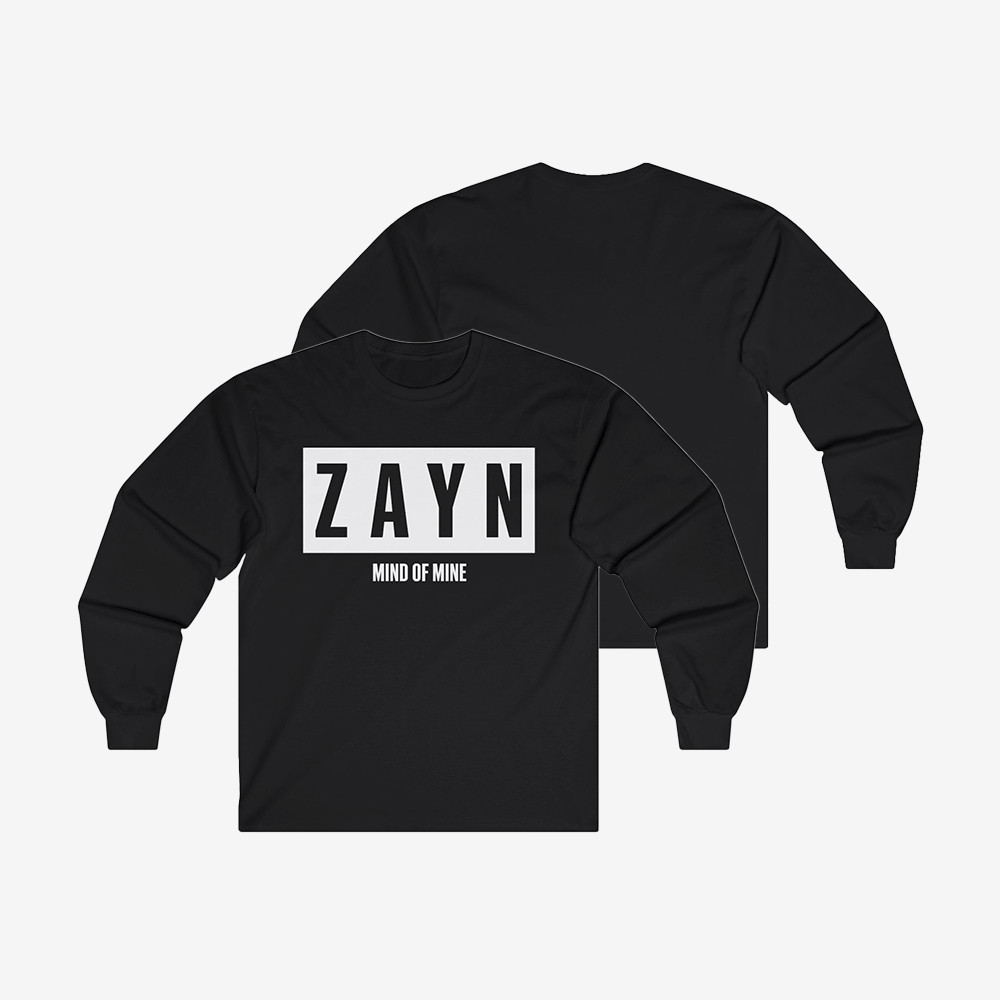 Mine Of Mine Zayn Malik Long Sleeve Shirt Zayn Malik Apparel Cool Music Gift Ideas