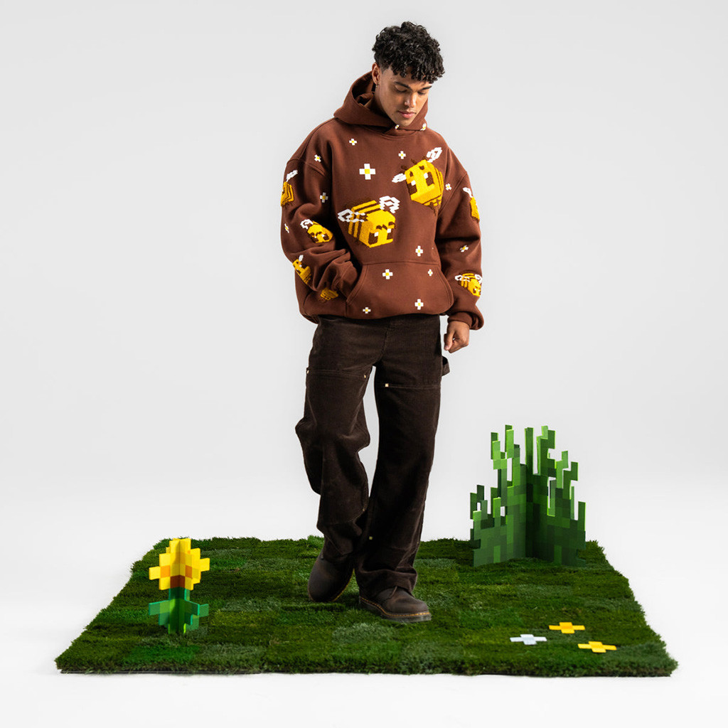 Minecraft Merch Bee Hoodie New Very Cool X Minecraft Merch Gifts For Brother