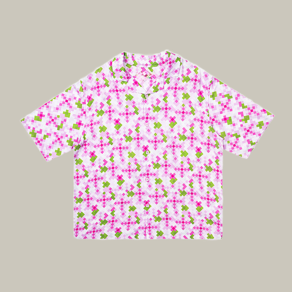 Minecraft Merch Blossom T-Shirt Minecraft Spring Print Shirt Gifts For Enthusiasts