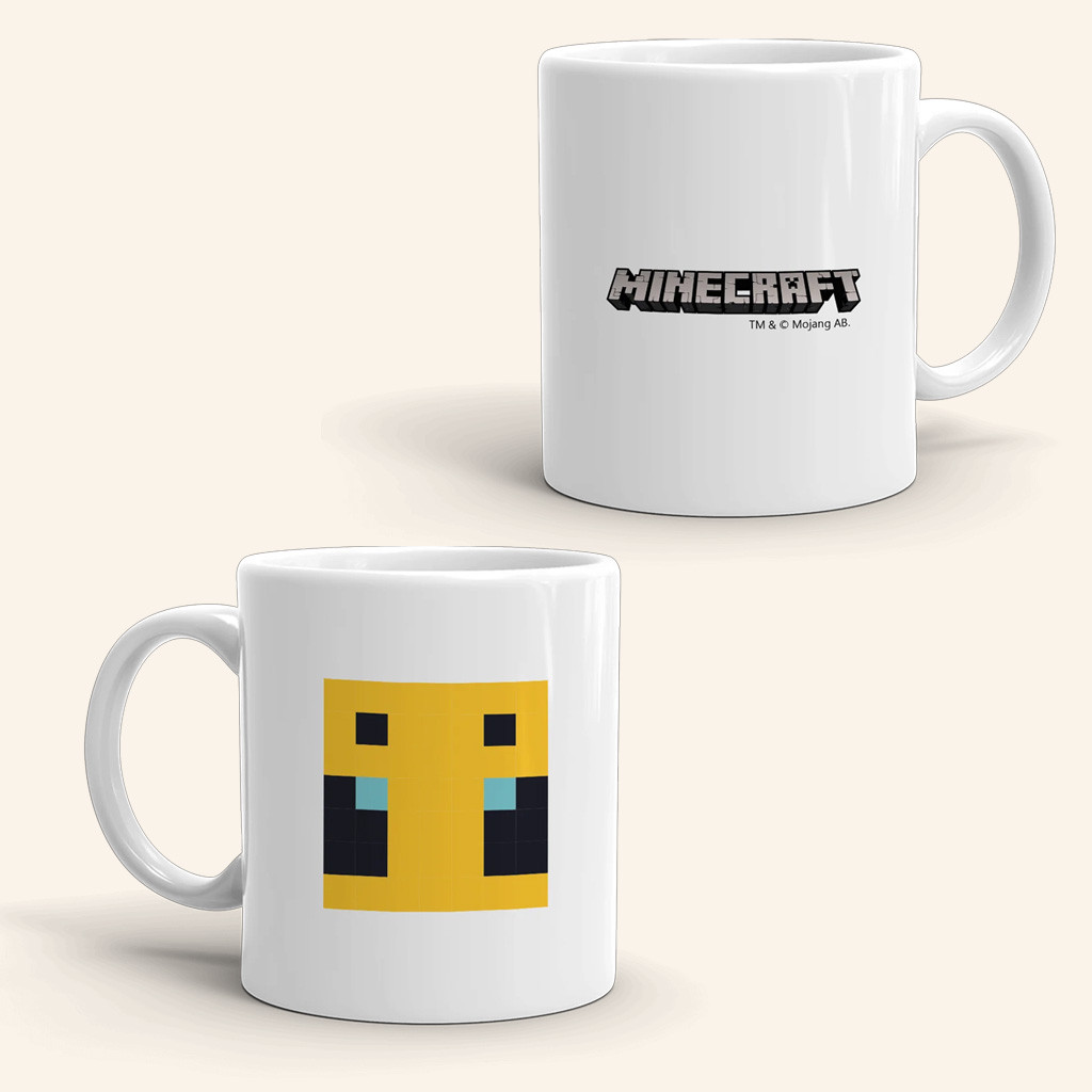 Minecraft Merch Minecraft Bee White Mug Birthday Gift For Son Minecraft Merch Minecraft Bee White Mug Birthday Gift For Son