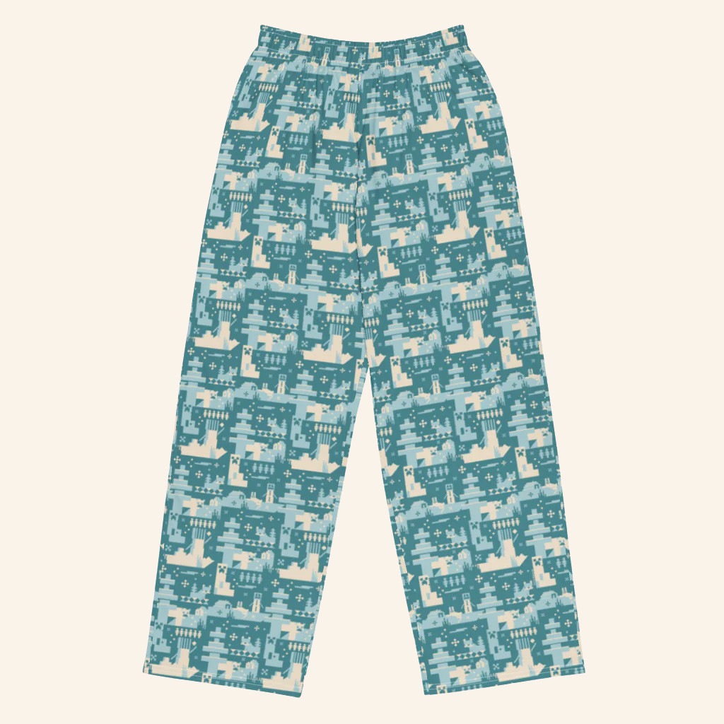 Minecraft Merch Minecraft Blue Holiday Pattern Sweatpants Christmas Gifts For Boyfriend Minecraft Merch Minecraft Blue Holiday Pattern Sweatpants Christmas Gifts For Boyfriend
