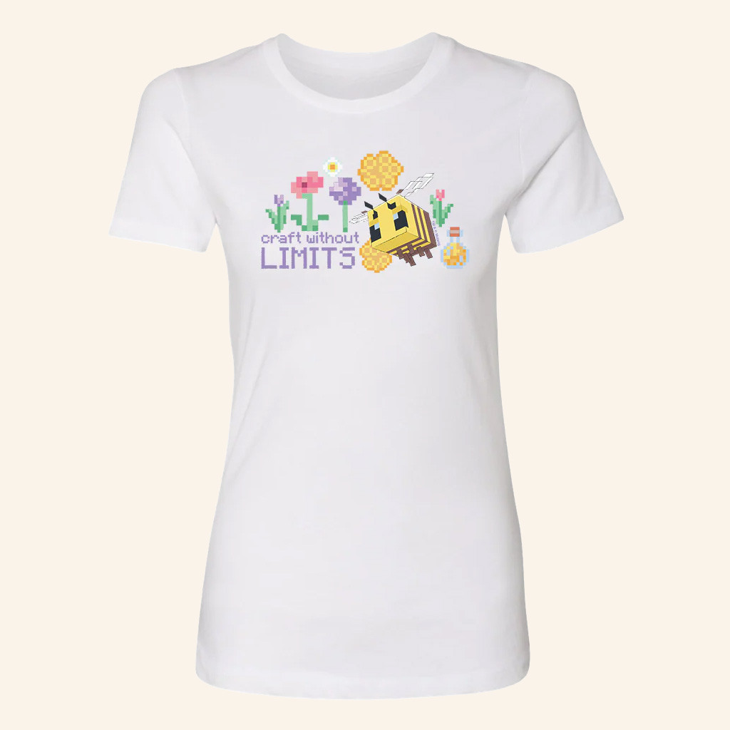Minecraft Merch Minecraft Craft Without Limits T-Shirt Gift Ideas For Sister
