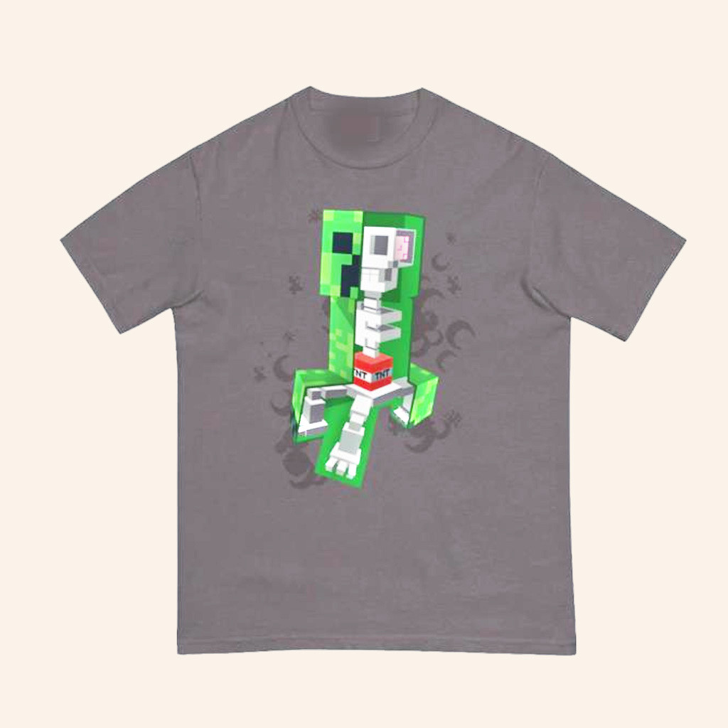 Minecraft Merch Minecraft Creeper Skeleton T-Shirt Gifts For Brother Minecraft Merch Minecraft Creeper Skeleton T-Shirt Gifts For Brother