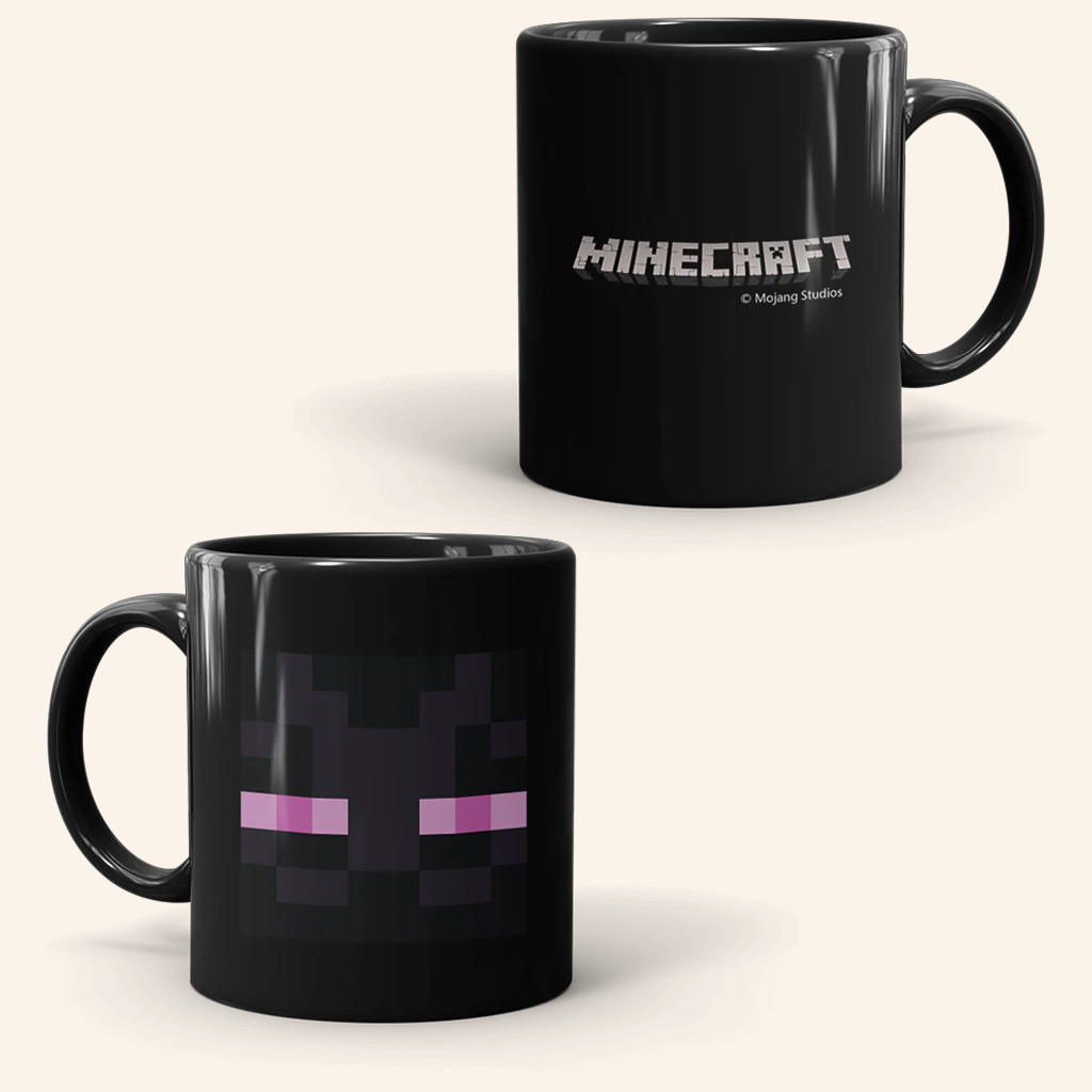 Minecraft Merch Minecraft Enderman Eyes Black Mug Christmas Gifts For Sister