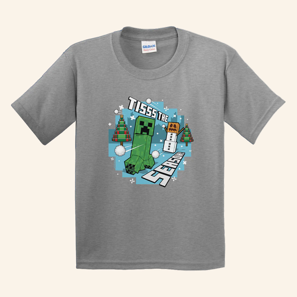 Minecraft Merch Minecraft Tis The Season T-Shirt Husband Christmas Gift Ideas