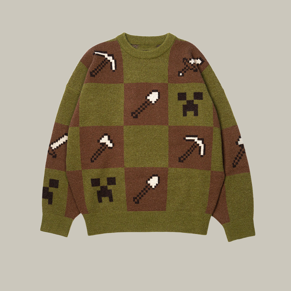Minecraft Merch Tools Of Trade Ugly Christmas Sweater Aesthetic Gaming Sweater Xmas Gifts