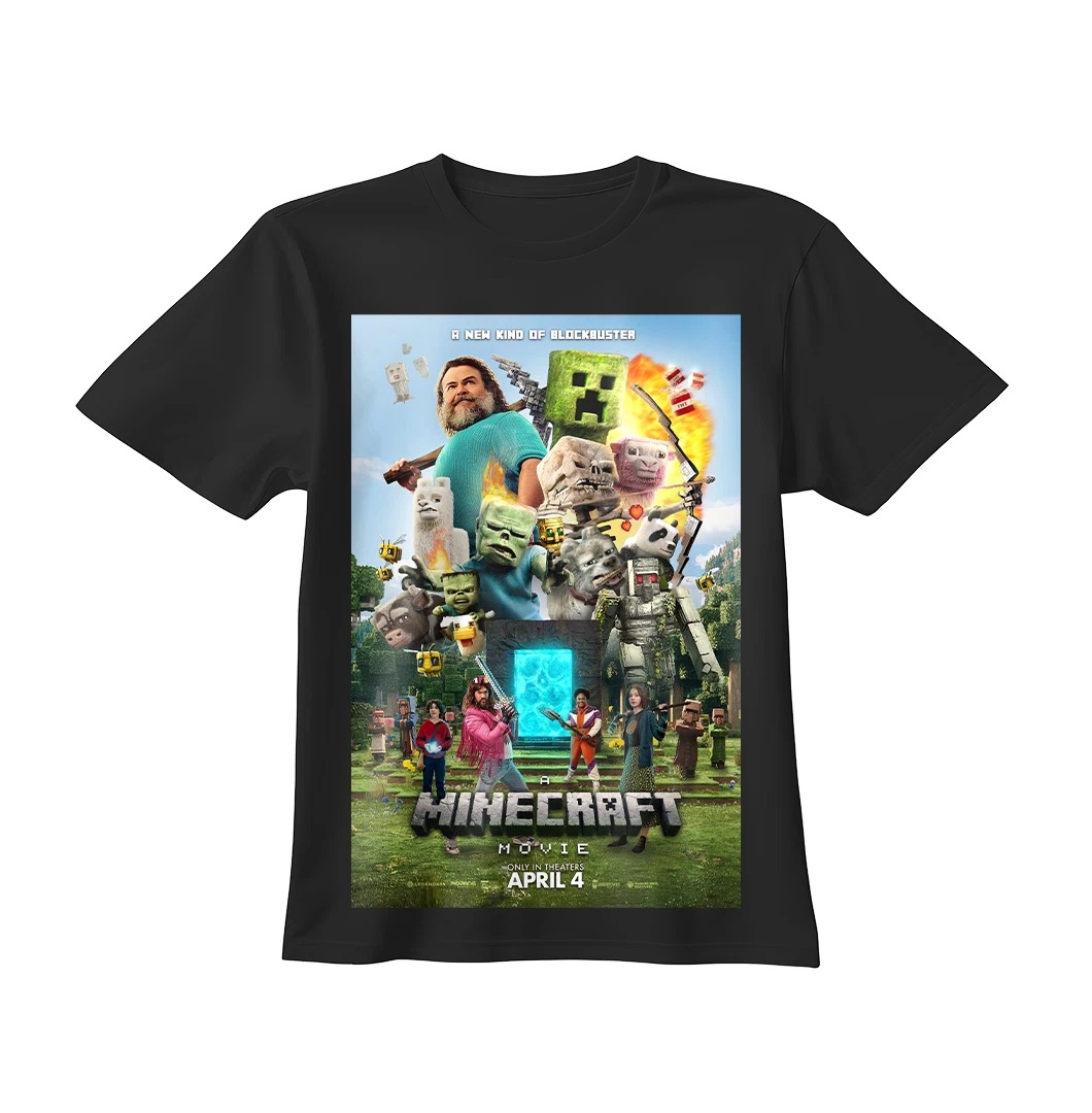 Minecraft The Movie 2025 T-Shirt Best Gift For Minecraft Fans And Gamers