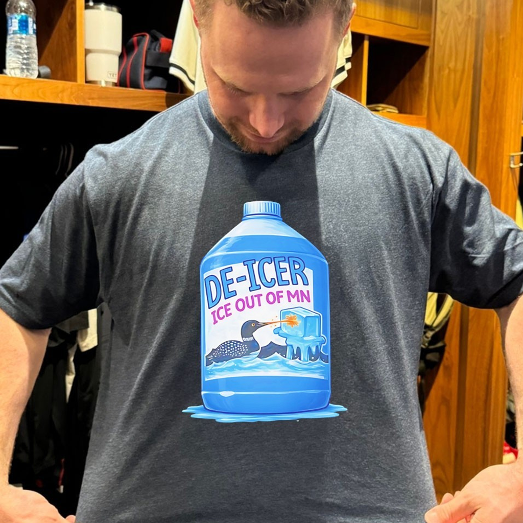 Minnesota Anti ICE Protest De-Icer Loon Graphic Shirt No King T-Shirt Minnesota Strong Shirt