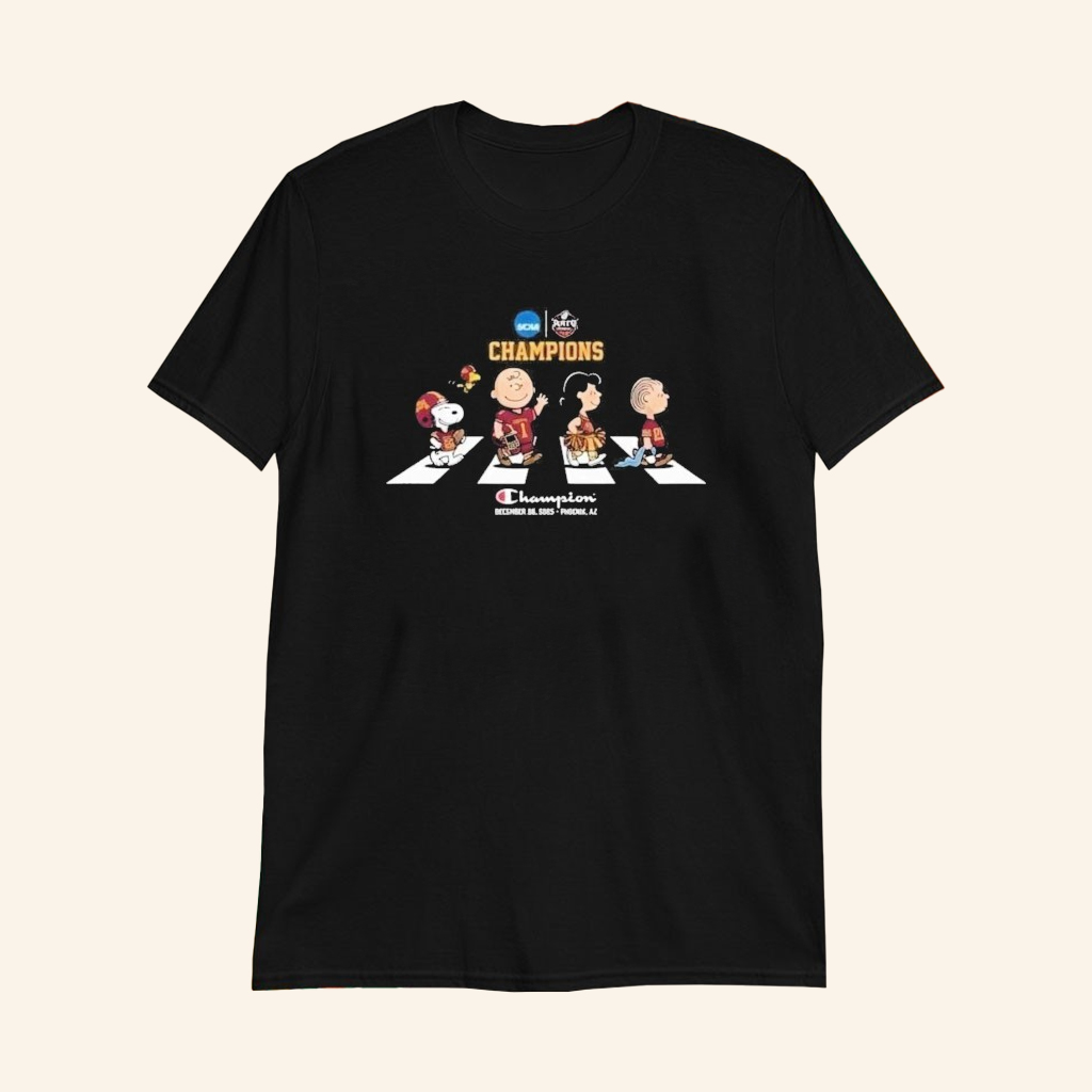 Minnesota Football Rate Bowl Champions Snoopy Characters Abbey Road T-Shirt Fan Merch Gifts
