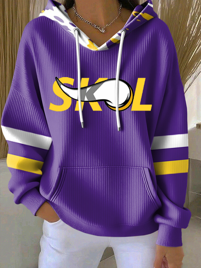 Minnesota Football SKOL Hoodie Minnesota Pride MV Merch Gameday Clothing Women's