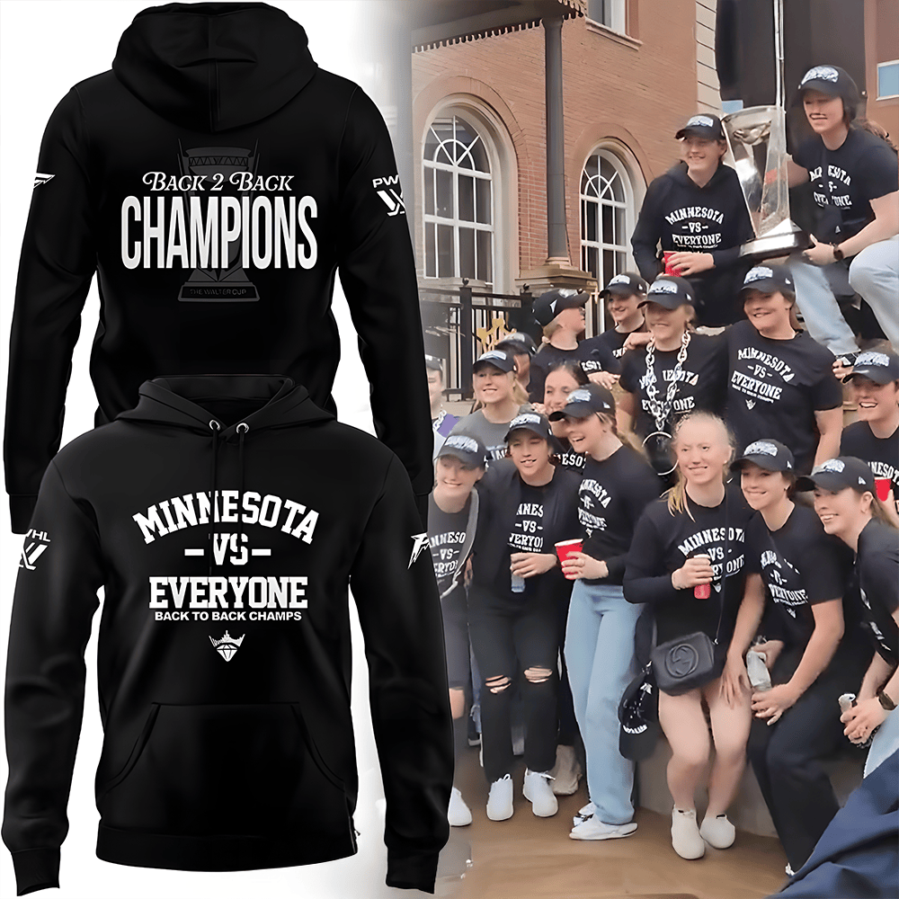 Minnesota Frost Back 2 Back Champions 2025 Special Hoodie Gift Ideas For Hockey Lovers