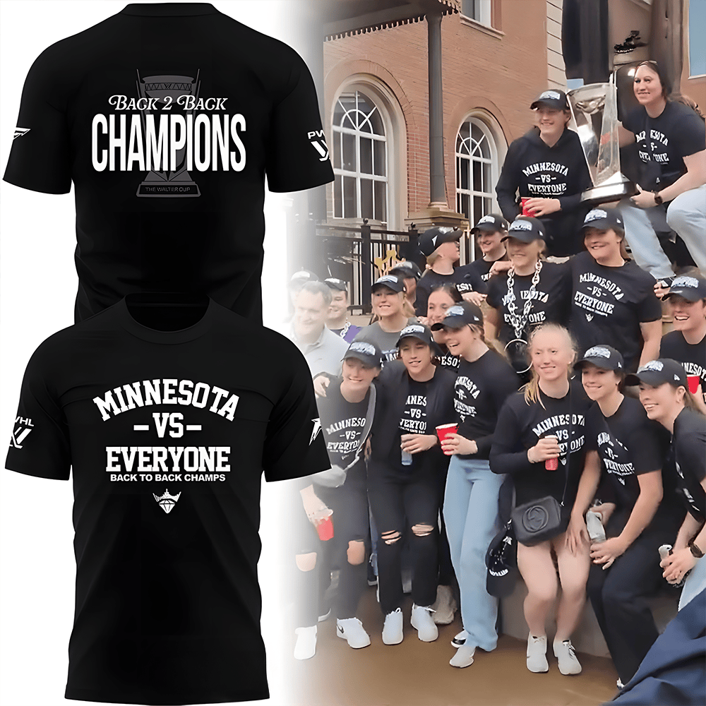 Minnesota Frost Back 2 Back Champions 2025 Special T-Shirt Perfect Sport Merch